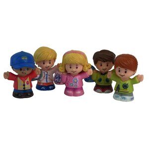 Fisher Price Little People Figures School Bus Driver Crossing Guard Boys Girls